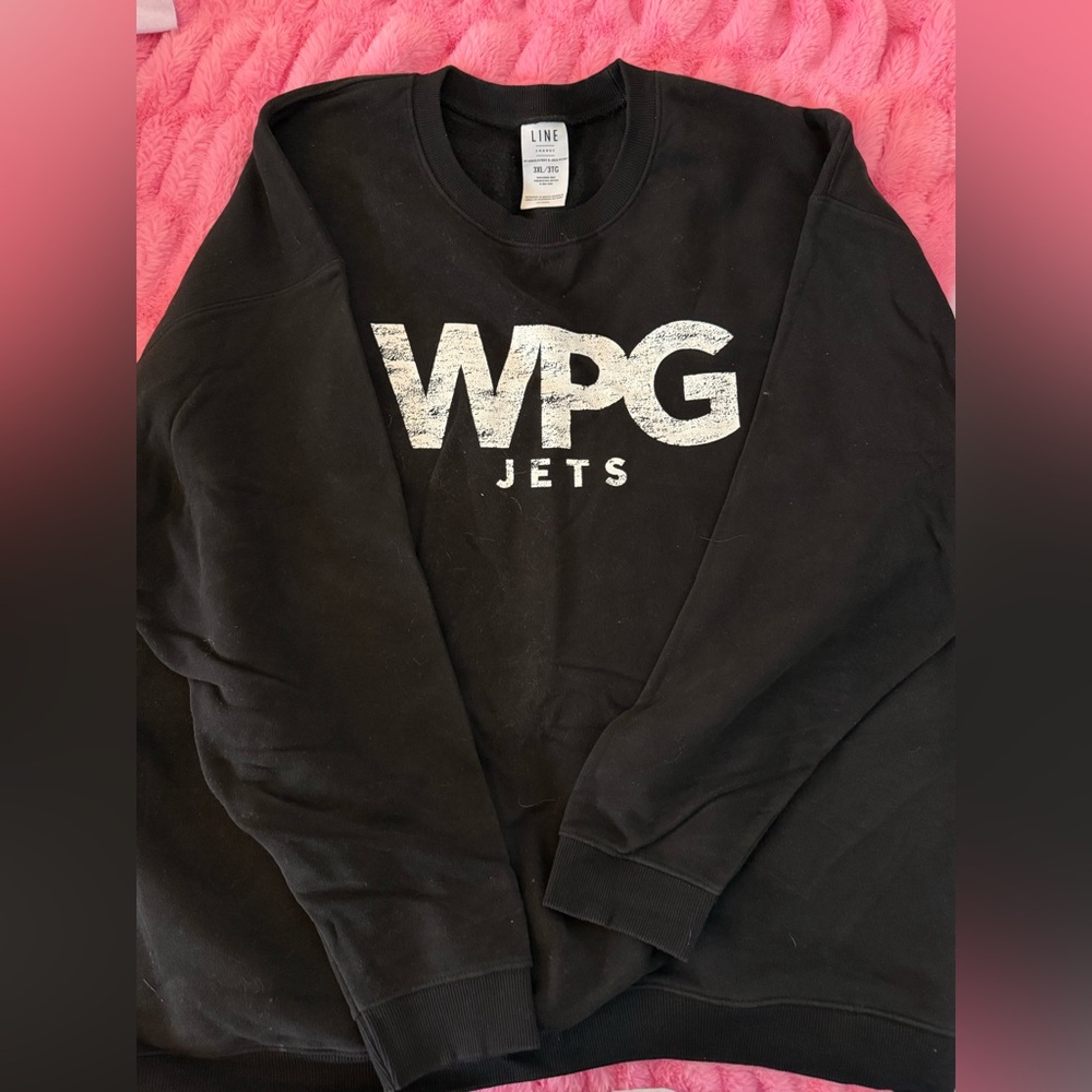 Winnipeg Jets Line Change Black Sweatshirt